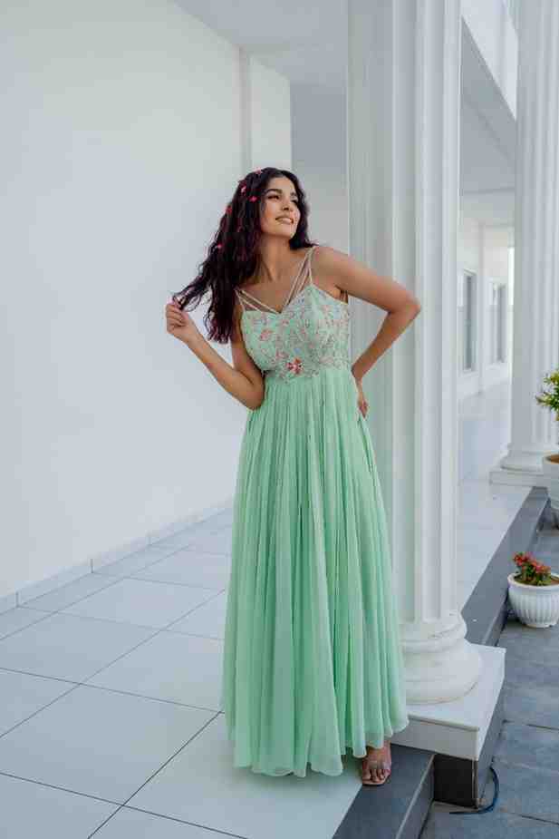 Light Green long dress