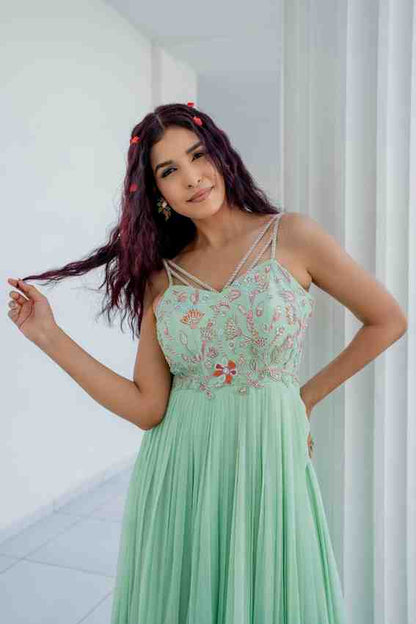 Light Green long dress
