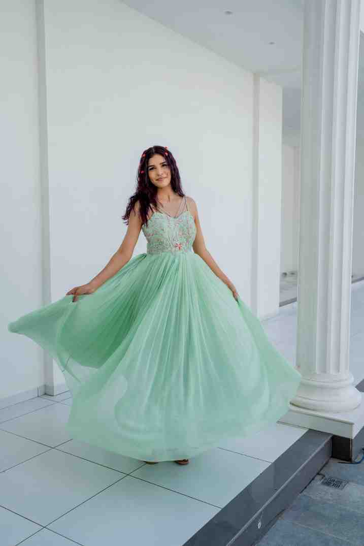 Light Green long dress