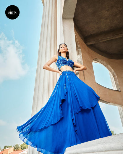 Sapphire Swirl Outfit