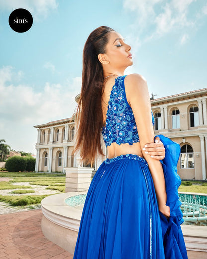 Sapphire Swirl Outfit